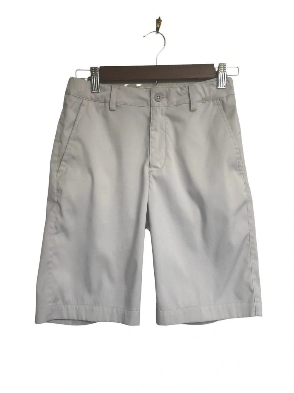Nike Boy’s Dri-Fit Light Khaki Performance Golf Shorts EUC